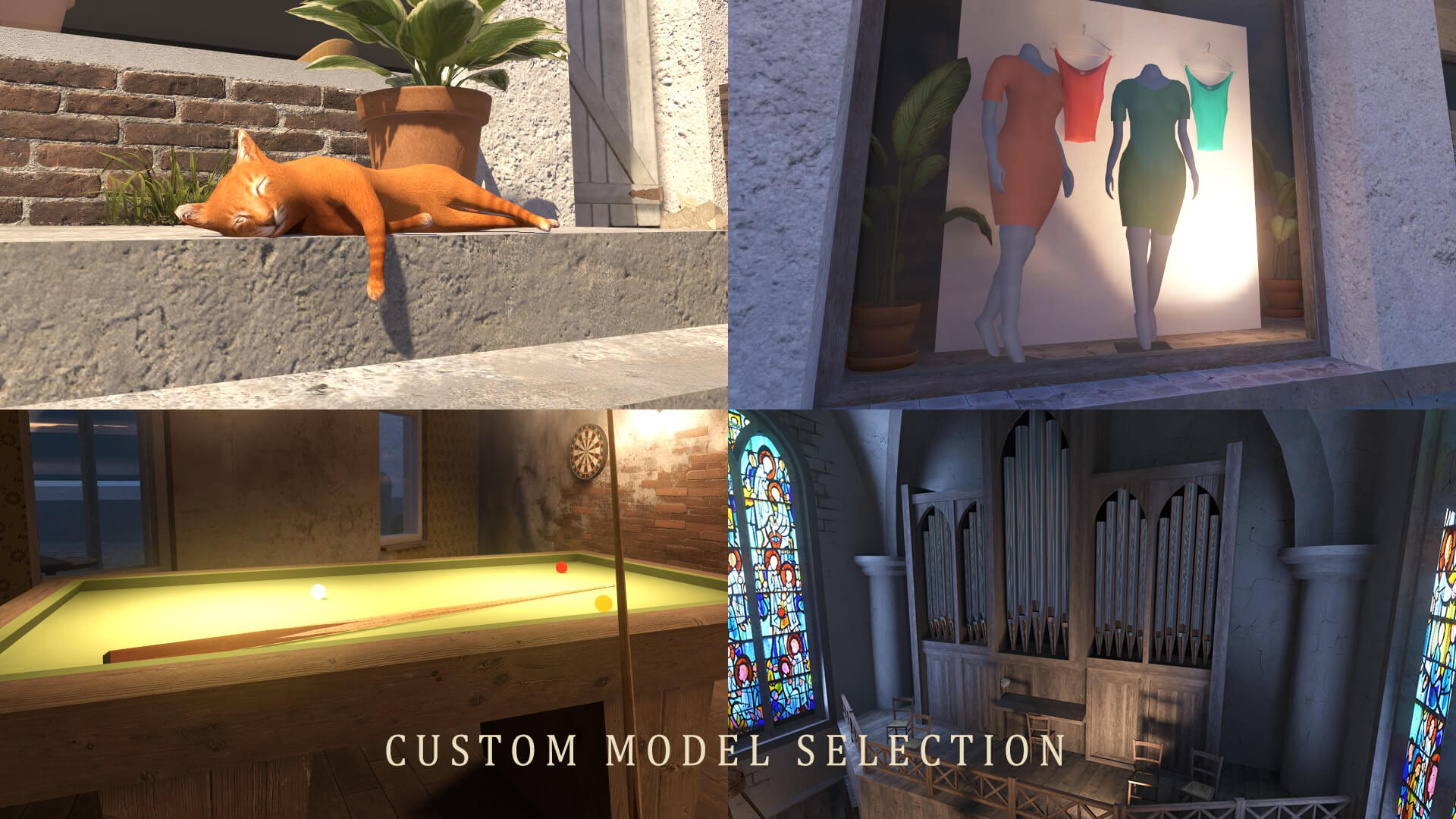 Custom model selection for the Counter-Strike 2 map VESPER
